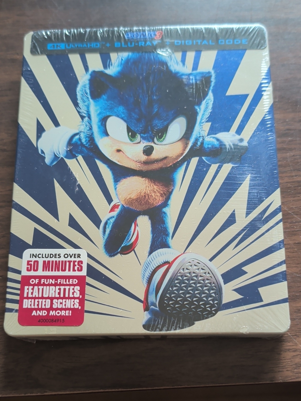 Sonic the Hedgehog 3 SteelBook - Blue Collector's Edition